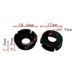 VW, VAG, AUDI клипса 17x4.9x18.4mm d6.9mm