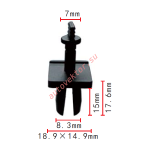 GM 14032200 клипса  8.3x15x18.9mm