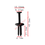 BMW 51118174186 клипса   6.1x21.2x15.5mm