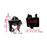 HYUNDAI 81174-21010, 81174-110011 Клипса  13.3x8.8x19.9mm  d8.5mm