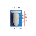 RENAULT / CETROEN / PEUGEOT клипса 7.3x17.5x12.3mm