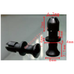 UNIVERSAL Клипса крепления багажной полки 6,2x11.1x8mm