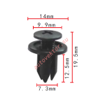 MAZDA,GM,HONDA,TOY,SUB N304-13-356-A,94198687, 90657-SA6-0030,90467-07072-22,59130AA000 Кл7,3x12,5x1