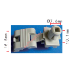 GM  16629990,16675980 клипса  7.6x10.1x15.5mm
