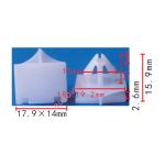 GM 15236894 Клипса  12x10.6x19.2mm