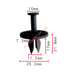 GM 14045480 клипса  11.2x17x25.2mm