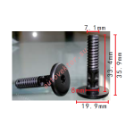 BMW 07147122913 Клипса  8x33.4x19.9mm