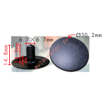 SUBARU 90913-0074 Клипса 6,7x14,3x30,2 mm