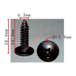 Hyundai 92155-22000 6.3x19x16mm Саморез