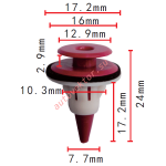 TOYOTA клипса  10.3x17.2x17.2mm