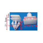 GM Клипса  14x15.8x20.1mm