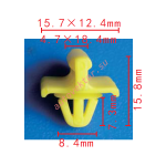 Mercedes A0019886081 клипса  8.4x7.3x15.7mm