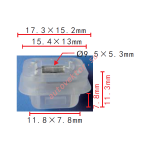 BMW 07149158194 клипса  11.8x7.8x17.3mm