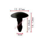 HONDA 90676-SR4-003 клипса   4x12.6x12mm