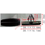 GM 68039280-AA Клипса  13.5x14.9x38.3mm