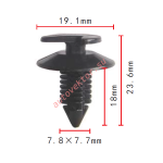 AMC,GM,CHRYSLER 4005099, 796255, 6033862 клипса 7.8x18x19.1mm