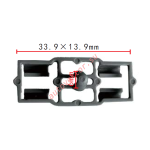 BMW 51717006757  клипса  33.9x13.9mm  6mm