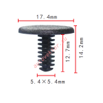 GM 20511451 клипса  5.4x12.7x17.4mm