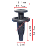 HONDA 90505-SM4-003 клипса  7.9x22.2x18.1mm
