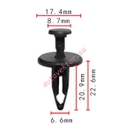 CHRYSLER,GM 6501925, 10134407 клипса  6.6x20.9x17.4mm