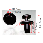 PEUGEOT / CITROEN 6991.X7 клипса  8x13.8x20mm