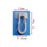 GM 9838109 Клипса  9.3x21.7x13mm