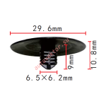 HONDA 90700-SB2-003 клипса  6.5x9x29.6mm