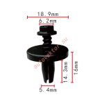 FORD N802737-S клипса  8x14x19mm