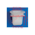 TOYOTA 72693-12080 AD-TF1 Клипса  27.9x31.6x40mm