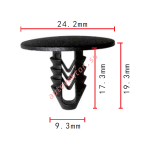 Fiat 14593487 клипса  9.3x17.3x24.2mm