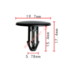 Honda  91501-SEA-003  клипса  5.7x15.4x19.7mm