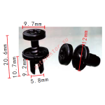 VW, VAG, AUDI 7L6868307 Клипса  5.8x9.2x12mm