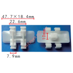 Mercedes A0079887178 клипса  32.8x47.7mm