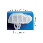 Honda 75328-SM4-A01 клипса  13.2x13.7x41.8mm