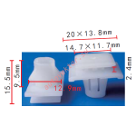 Honda 75315-STK-A01 Клипса  12.9x9.5x20mm