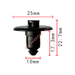 Ford W705956-S300 клипса 10x17.3x25mm