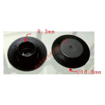 UNIVERSAL  заглушка плпстик. d9.3mm  D18.8mm