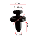 HONDA  91502-SZ5-003 клипса  6.7x13.6x17mm