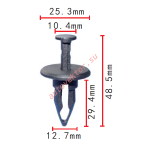 GM 10077283 клипса  12.7x28.5x25.3mm