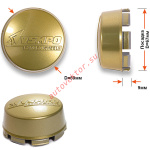 Колпачек D67 ВСМПО б/бортика Gold