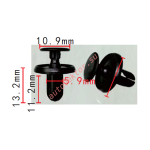 MITSUBISHI MR288150, SUBARU 909130013 Клипса  5.9x11.2x14.9mm