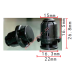 SUZUKI 09409-15302 клипса  15x16.5x22mm