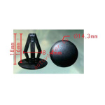 NISSAN 76906-T3000 клипса  8,5x16x14mm