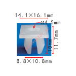 TOYOTA 90189-06193  клипса 10.8x10x16.1mm  d4.5mm