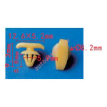 VW, VAG, AUDI 1Z0837732A клипса уплотнителя двери  5.9x5.8x12.6mm