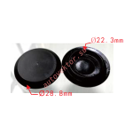 UNIVERSAL  заглушка плпстик.  d22.3mm  D28.8mm