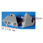 BMW Клипса солнцезащитного козырька  34.2x24.1mm d6mm