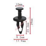 GM 10157900, 11517803, 15993201 клипса  9.2x23.2x17.9mm