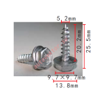 Toyota 90159-50316 Саморез с пресс шайбой 5,2x20,2x13,8 mm