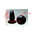 MAZDA,NISSAN,MITSUISHI 9926-40-543A, 01553-00291, MS470073 клипса  5.6x14.4x10.7mm